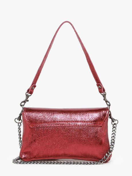 Sac Bandoulière Nine Cuir Milano Rouge nine NI24063 vue secondaire 4