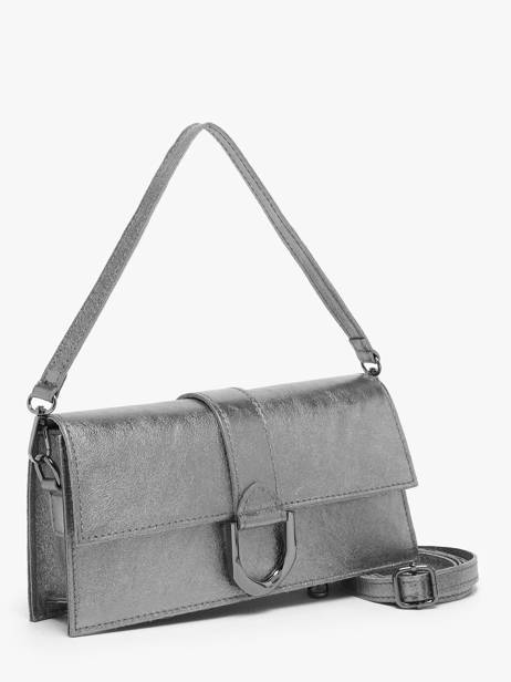 Sac Porté épaule Nine Cuir Milano Argent nine NI24066 vue secondaire 2