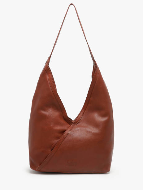 Sac Porté épaule Cow Cuir Basilic pepper Marron cow BCOW74