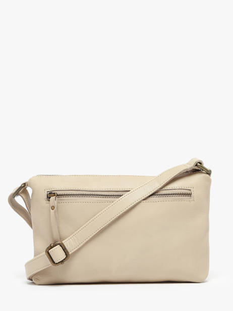 Sac Bandoulière Cow Cuir Basilic pepper Beige cow BCOW68 vue secondaire 4