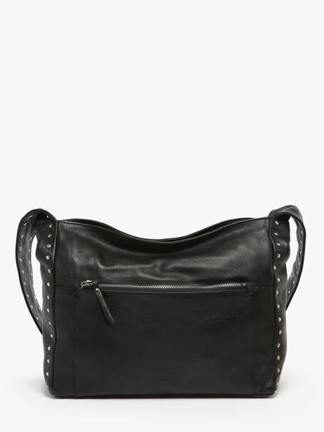 Sac Porté épaule Glam Cuir Basilic pepper Noir glam BGLA71