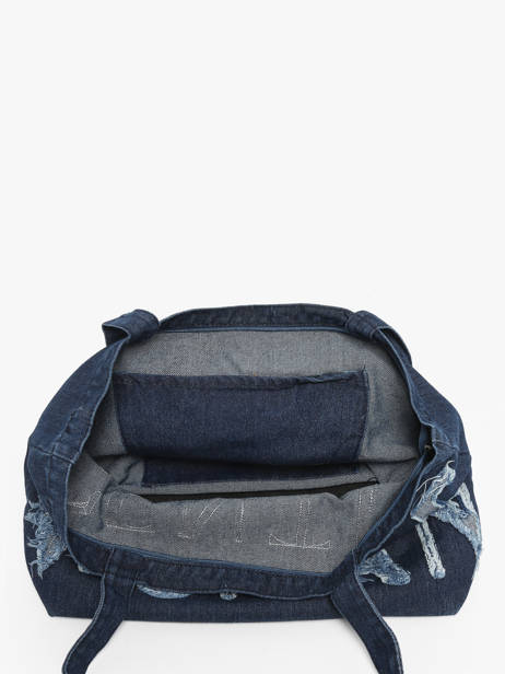 Sac Porté épaule Denim Coton Miniprix Bleu denim 26 vue secondaire 2