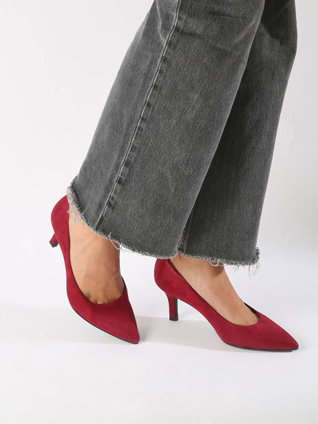 Escarpins En Cuir Tamaris Rouge women 41 vue secondaire 1