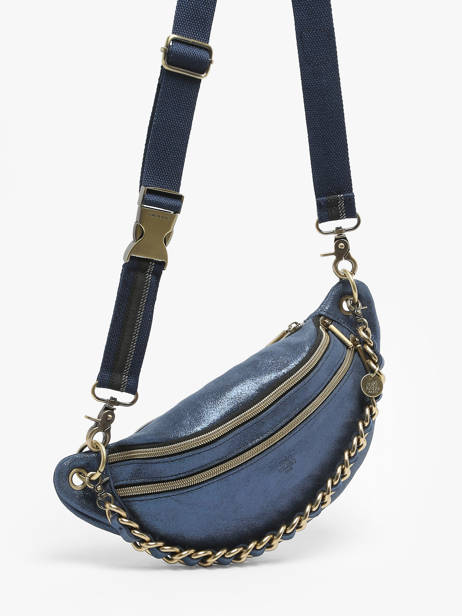 Sac Banane Mila louise Bleu vintage 23689X vue secondaire 2