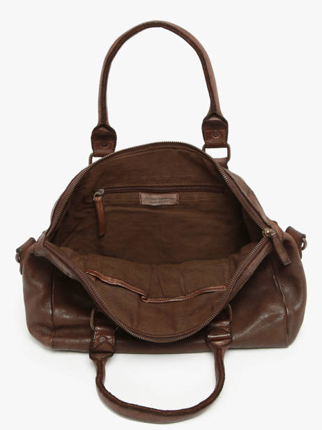 Sac Porté Main Heritage Cuir Biba Marron heritage BT1 vue secondaire 3