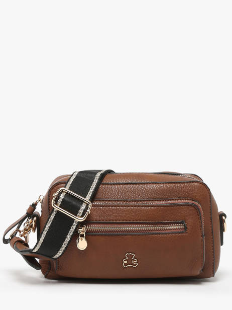 Sac Bandoulière Zip Lulu castagnette Marron zip WILLIAM