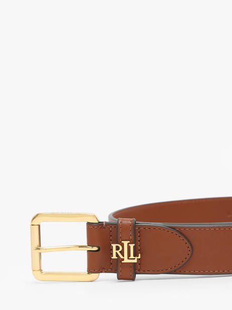 Ceinture Lauren ralph lauren Marron elmswood 12942212 vue secondaire 2