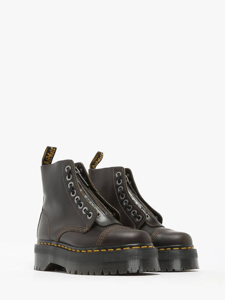 Bottines Sinclair En Cuir Dr martens Marron unisex Boots plateformes Sinclair en cuir Orleans vue secondaire 2