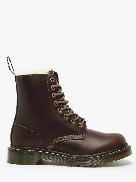 Bottines 1460 Pascal Serena En Cuir Dr martens Marron women 32019777