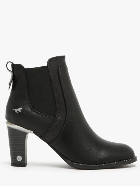 Bottines à Talon Mustang Noir women 1470503