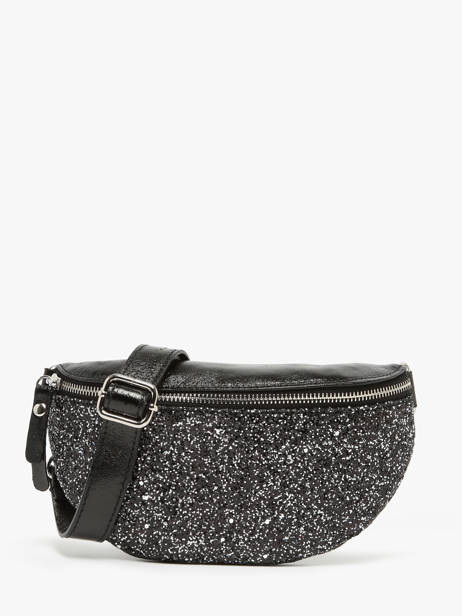 Sac Banane Star Cuir Milano Noir star ST24011