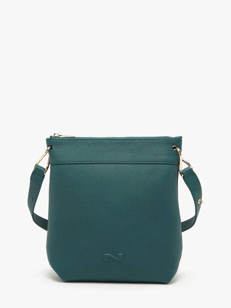 Sac Bandoulière Tiki Mini Cuir Nathan baume Bleu victoria N1910586