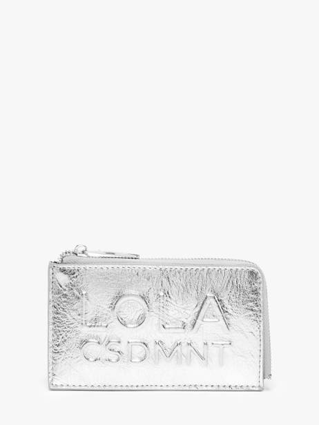 Porte-monnaie Lola casademunt Argent irise 4