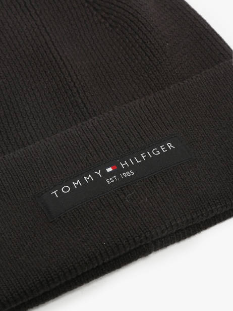 Bonnet Tommy hilfiger Noir th foundation AM12797 vue secondaire 1