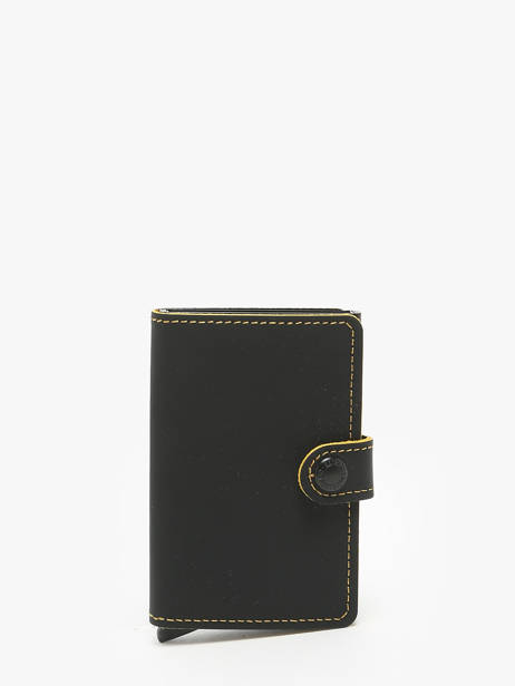 Porte-cartes Cuir Secrid Noir matte MM