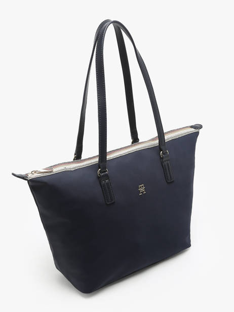 Sac Porté épaule Poppy Polyester Recyclé Tommy hilfiger Bleu poppy AW16480 vue secondaire 2