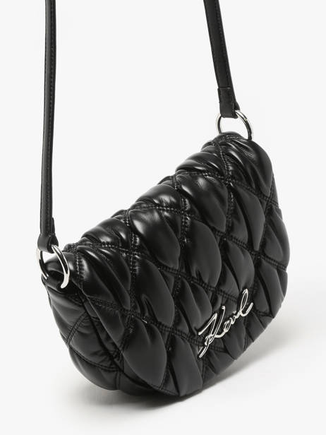 Sac Bandoulière K Signature Karl lagerfeld Noir k signature 246W3008 vue secondaire 2