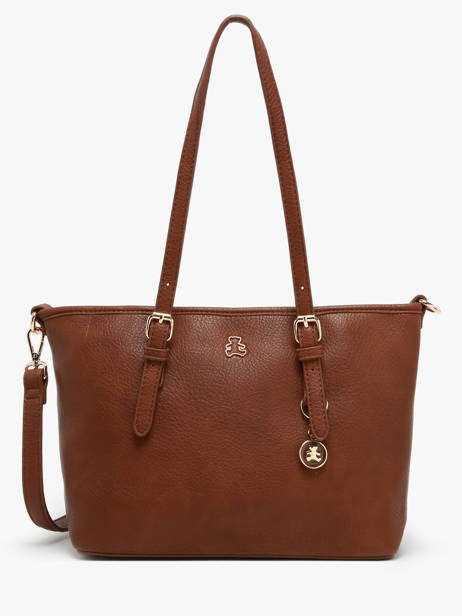 Sac Porté épaule Zip Lulu castagnette Marron zip WILFRIED