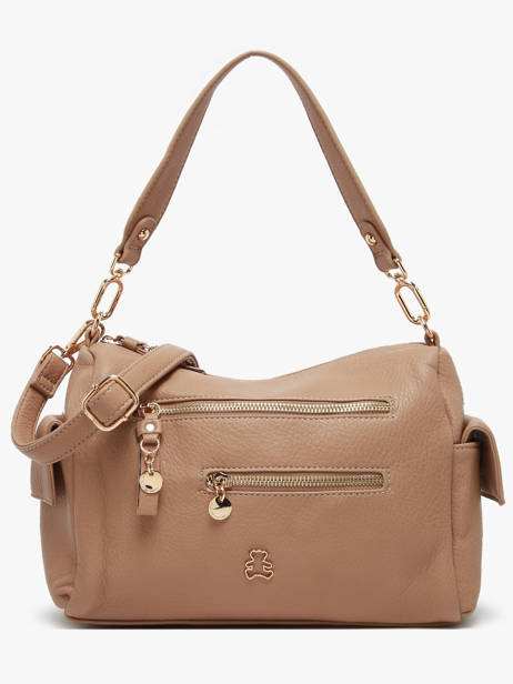 Sac Bandoulière Zip Lulu castagnette Marron zip WILLIS