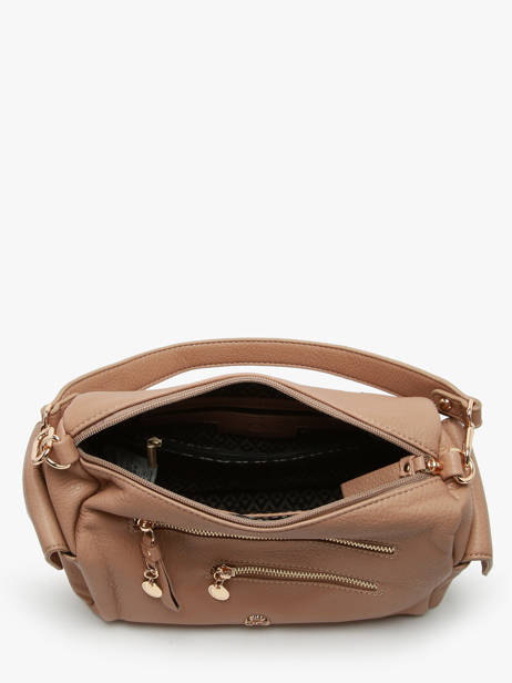 Sac Bandoulière Zip Lulu castagnette Marron zip WILLIS vue secondaire 3