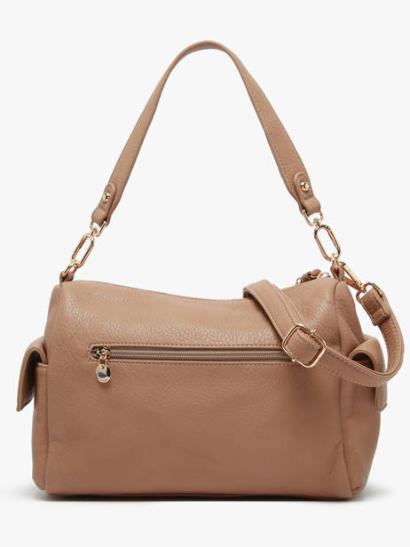 Sac Bandoulière Zip Lulu castagnette Marron zip WILLIS vue secondaire 4