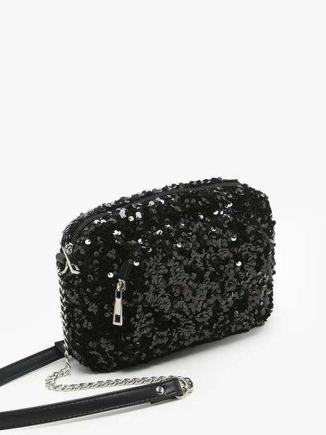 Sac Bandoulière Naina Sequins Sequins Pieces Noir naina sequins 17153226 vue secondaire 2