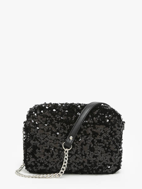 Sac Bandoulière Naina Sequins Sequins Pieces Noir naina sequins 17153226 vue secondaire 4