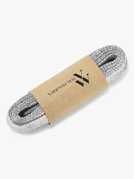 Lacets Clélie Vanessa wu Argent girl AC2324 vue secondaire 3