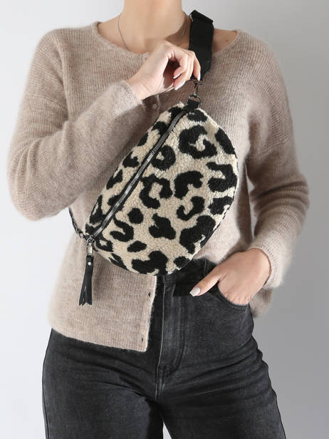 Sac Banane Miniprix Beige leopard 20 vue secondaire 1