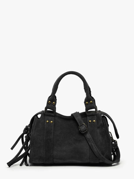 Sac Bandoulière Velvet Cuir Milano Noir velvet VE24093 vue secondaire 4