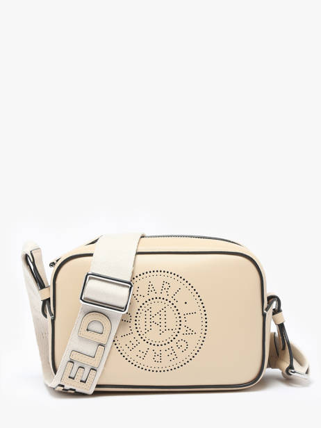 Sac Bandoulière K Circle Cuir Karl lagerfeld Beige k circle A1W30024