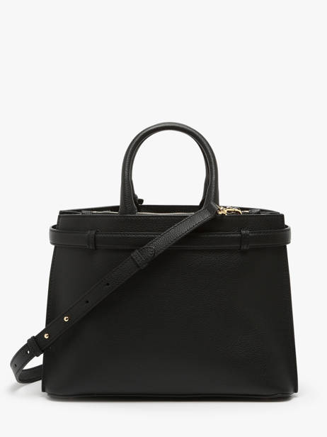 Sac Porté Main Faubourg Cuir Lancel Noir faubourg A13528 vue secondaire 3