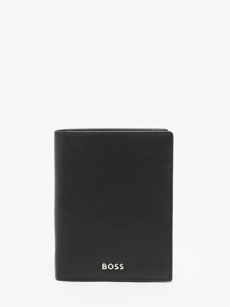 Portefeuille Cuir Hugo boss Noir smooth HLO403A