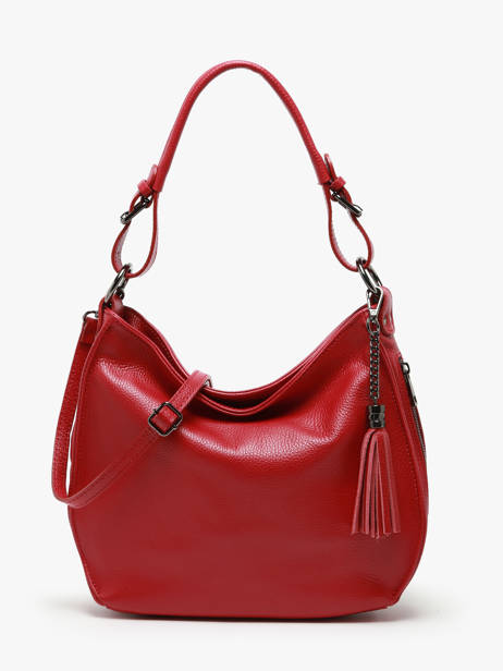 Sac Porté épaule Caviar Cuir Milano Rouge caviar CA24068