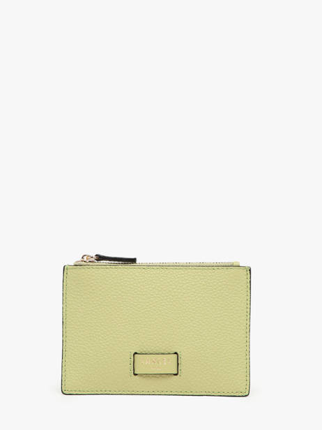 Porte-cartes Zippé L Ninon Cuir Lancel Vert ninon A10537