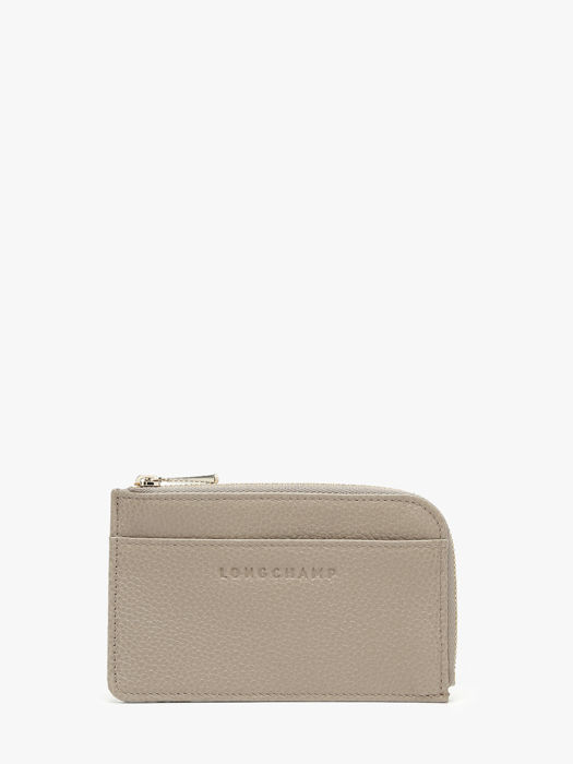 Longchamp Le foulonné Porte billets/cartes Beige