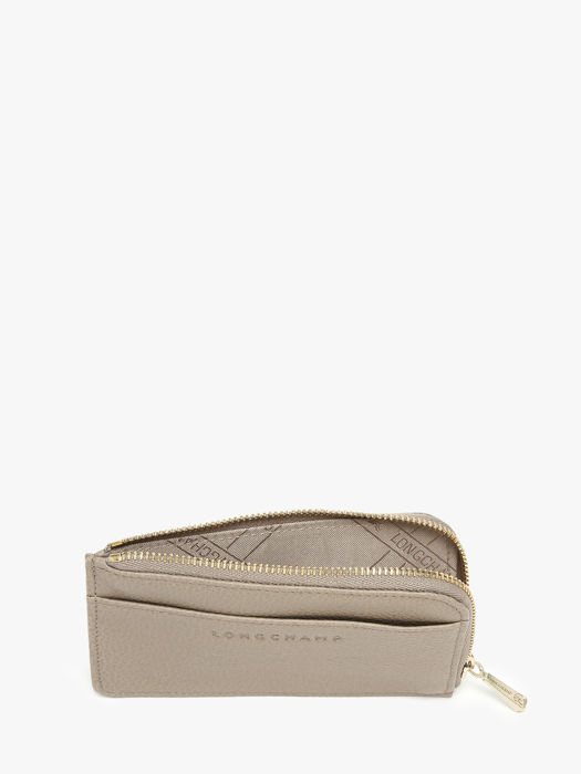 Longchamp Le foulonné Porte billets/cartes Beige