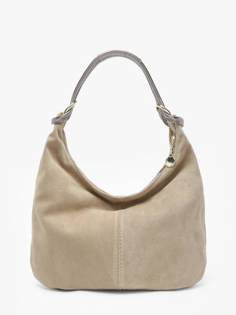 Sac Porté épaule Velvet Milano Beige velvet VE24091 vue secondaire 4