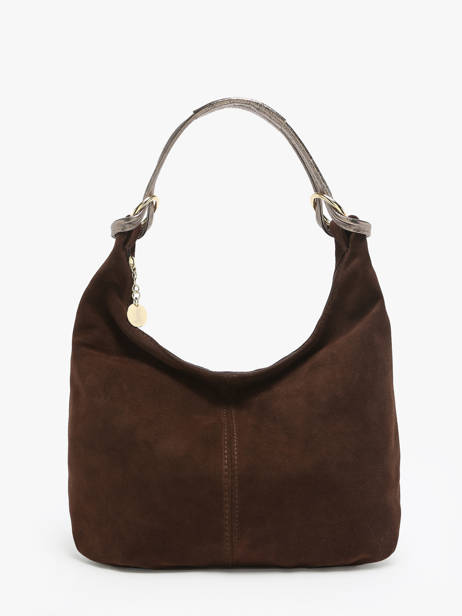 Sac Porté épaule Velvet Milano Marron velvet VE24091