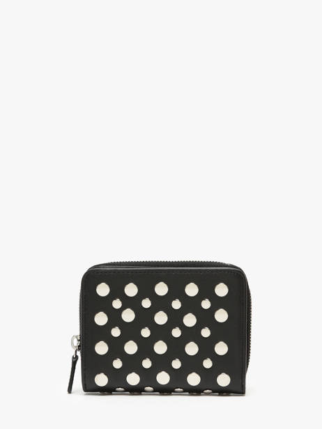 Portefeuille Cuir Sonia rykiel Noir domino AC53LE14