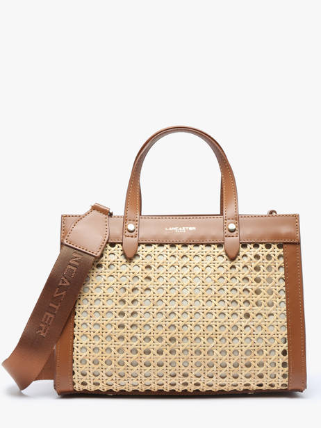Sac PortÃ© Main Cannage Rotin Lancaster Marron cannage rotin 114