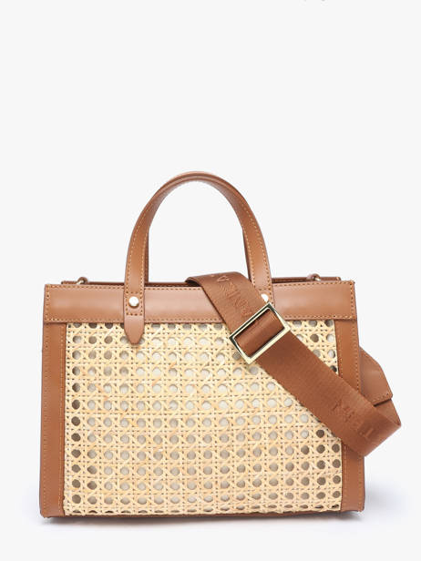 Sac PortÃ© Main Cannage Rotin Lancaster Marron cannage rotin 114 vue secondaire 4