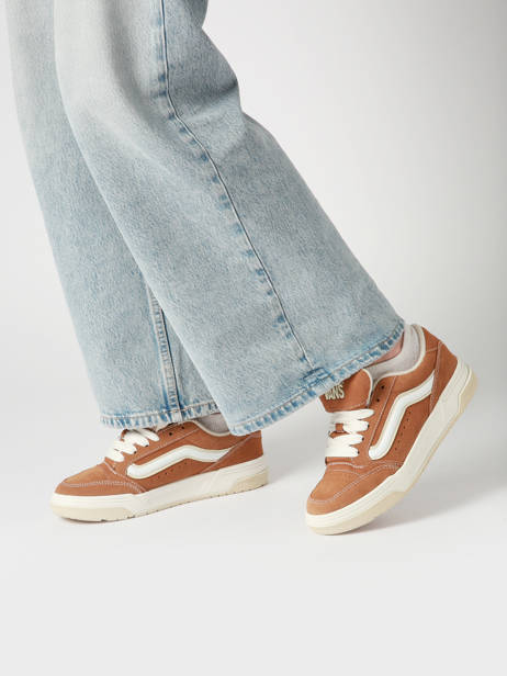 Sneakers Hylane En Cuir Vans Marron women D1JBRO vue secondaire 1