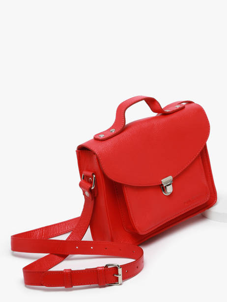 Sac BandouliÃ¨re Mon Amour Cuir Paul marius Rouge mon amour GEORGAMO vue secondaire 2