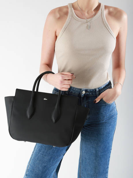 Sac Ã  Main Daily City Lacoste Noir daily city NF4923DZ vue secondaire 1