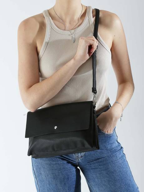 Sac Bandoulière Wt Grained Miniprix Noir wt grained H6996 vue secondaire 1