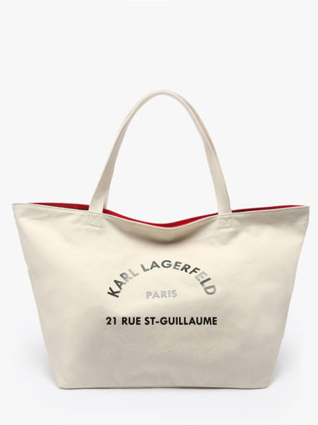 Sac Shopping Rsg Coton Karl lagerfeld Blanc rsg A1W50006