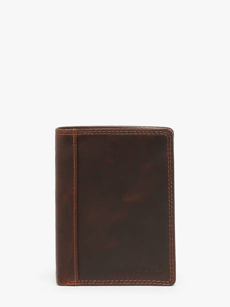 Portefeuille Porte-monnaie Cuir Maverick Marron the original MAVTO032