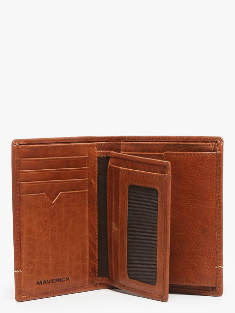 Portefeuille Porte-monnaie Cuir Maverick Marron rough gear MAVRG032 vue secondaire 1