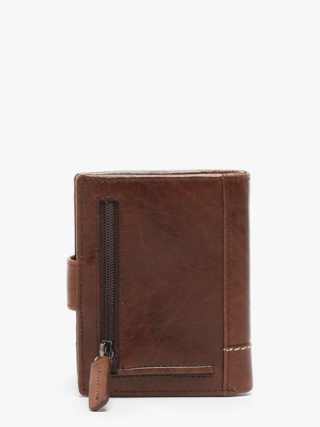 Portefeuille Porte-cartes Cuir Maverick Marron rough gear MAVRG062 vue secondaire 2